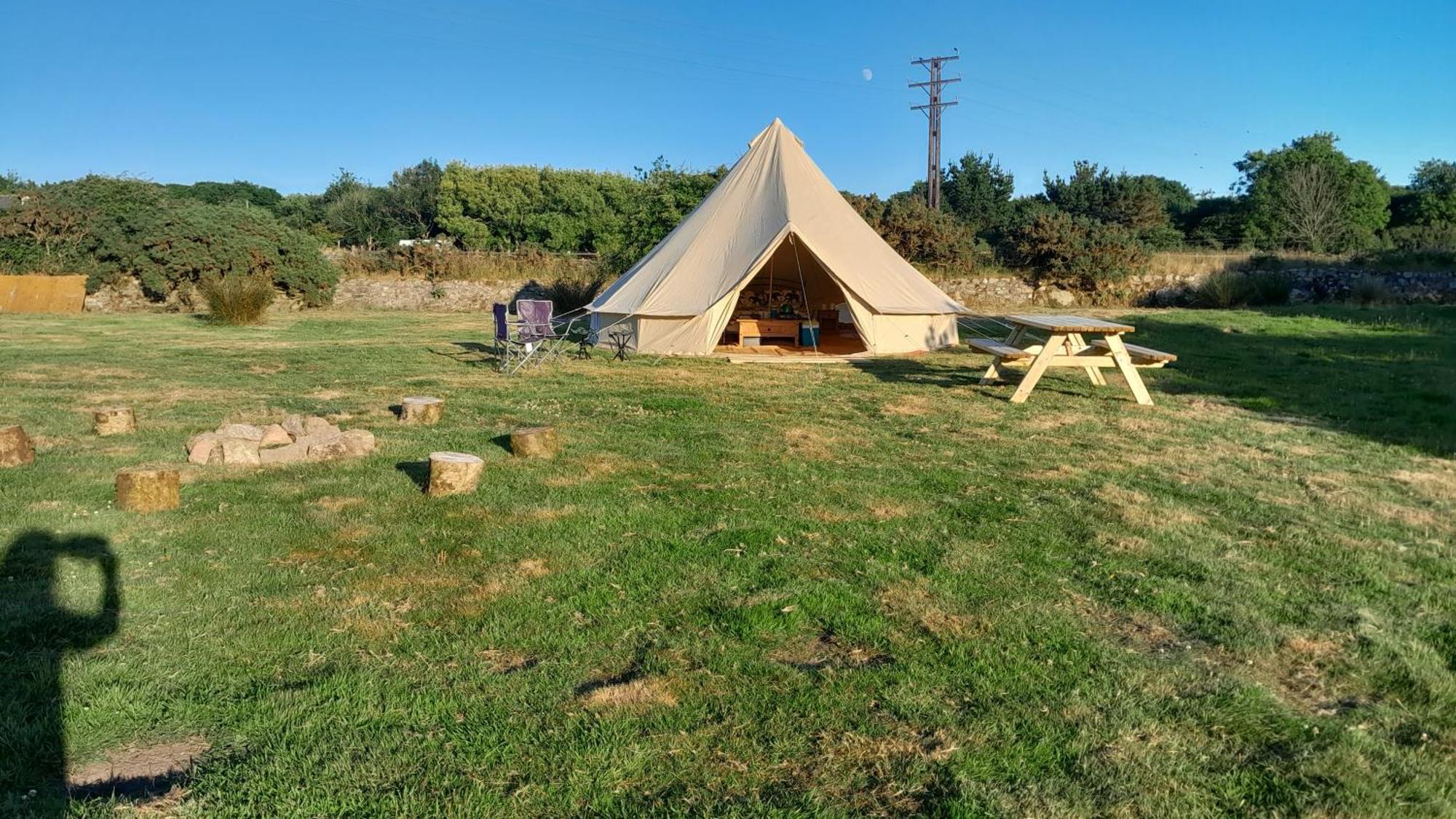 Cornish Skies Glamping Pool Exterior foto
