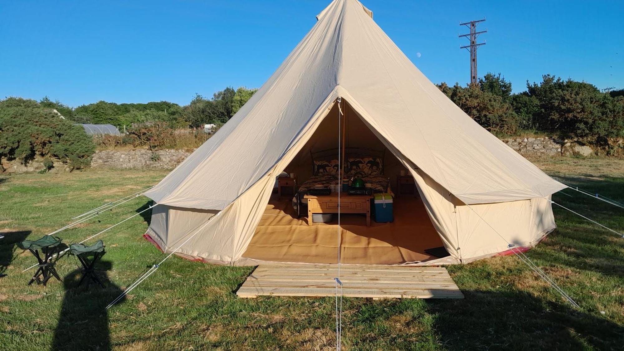 Cornish Skies Glamping Pool Exterior foto